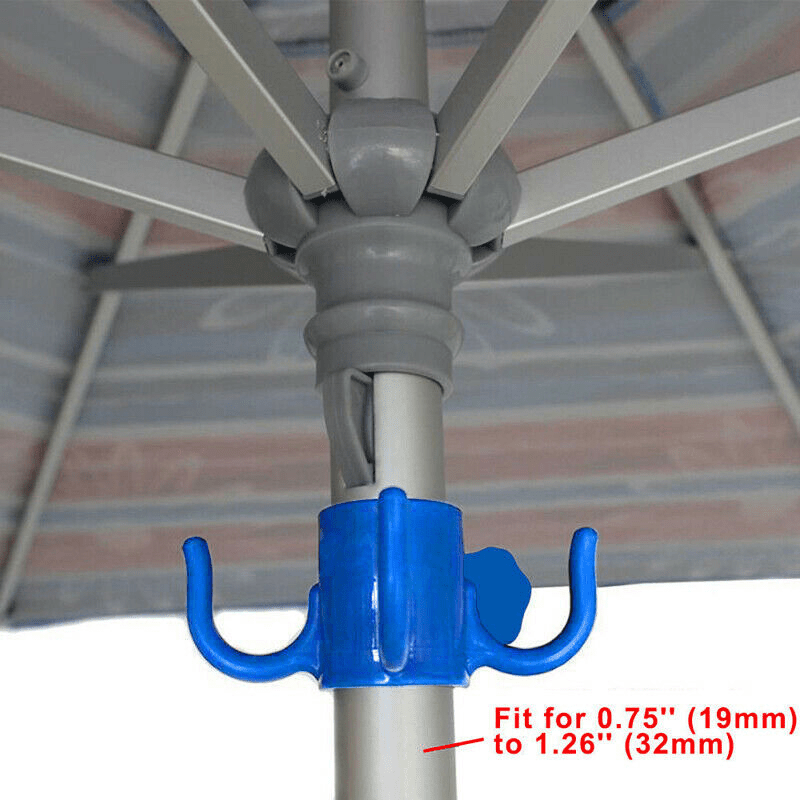4 Prongs Beach Umbrella Hanging Hook Plastic Umbrella Hook for Towels