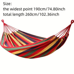 Outdoor Swing Hanging Double Rocking Bed Adult Hammock