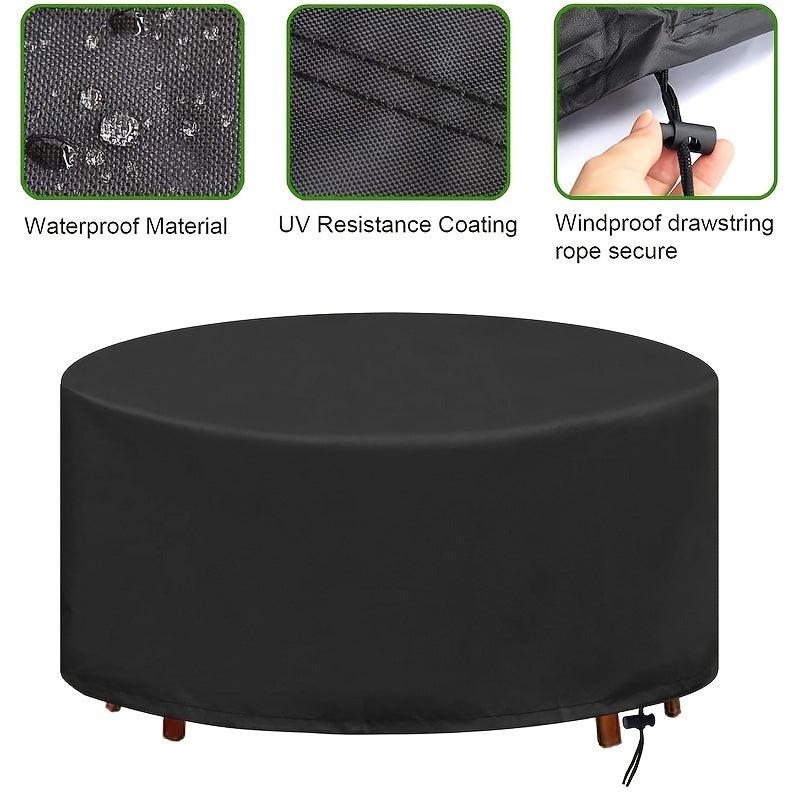 Waterproof Round Patio Furniture Set Cover for Table & 4 Chairs