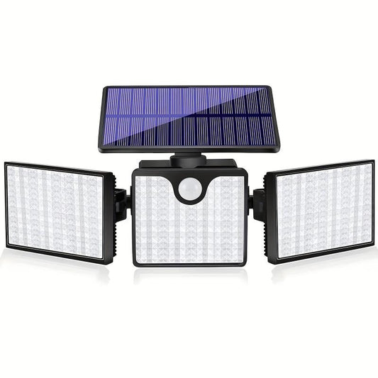 2pc 266LEDs Solar Outdoor Lights Ultra Bright Motion Sensor Lights