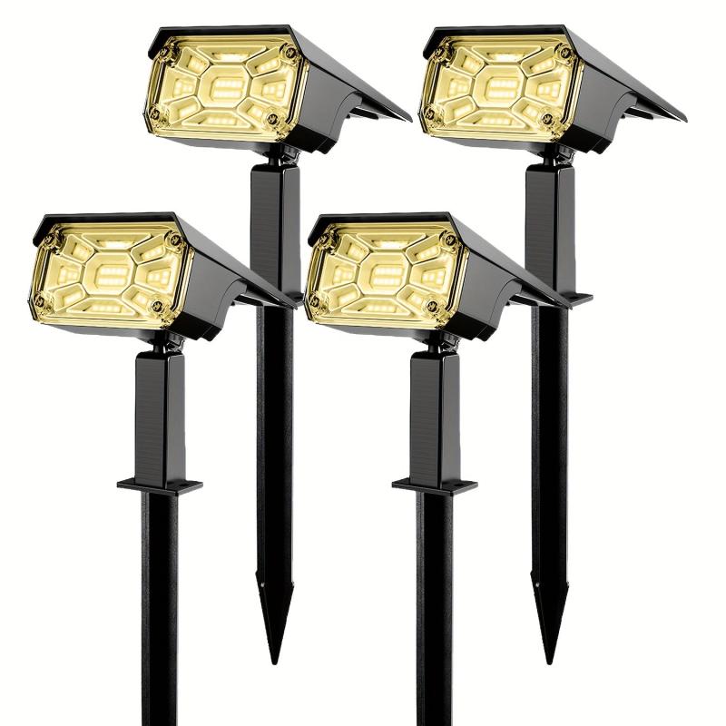 Solar Spot Lights Outdoor 38 LEDs Garden Landscape Spotlights