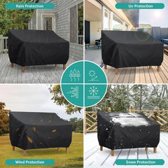Waterproof UV Resistant Garden Chair Cover 210D Oxford Fabric for Stacking Chair