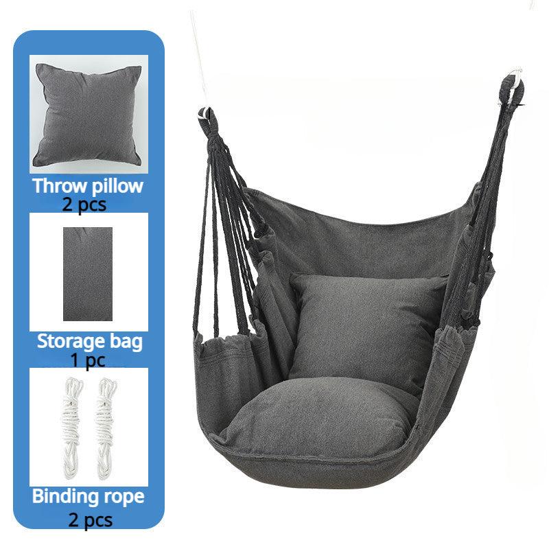 Canvas Garden Hanging Hammock Chair Swing Outdoor Camping Dorm