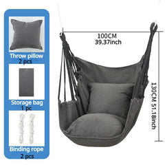 Canvas Garden Hanging Hammock Chair Swing Outdoor Camping Dorm