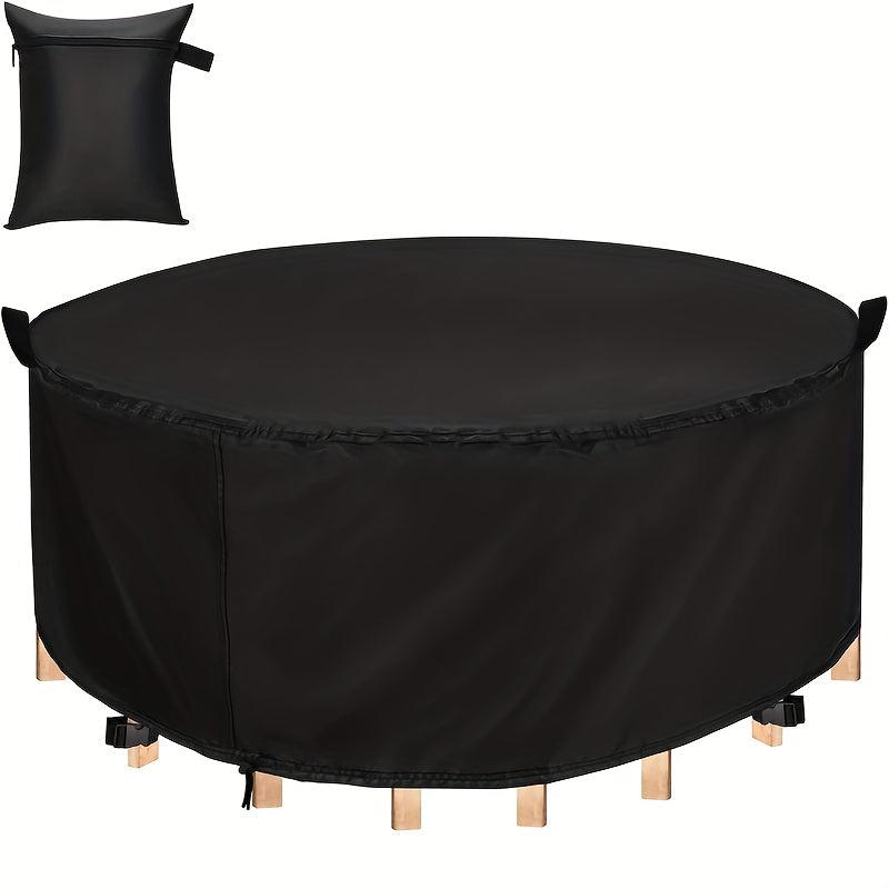 Round Patio Furniture Covers Waterproof Outdoor Table Chair Set Covers