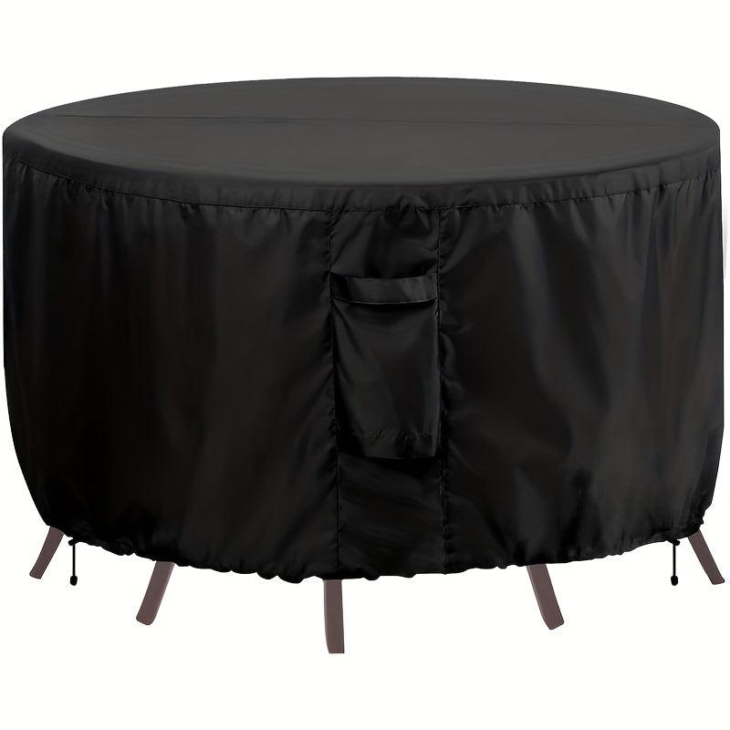 Round Patio Furniture Covers Waterproof Outdoor Table Chair Set Covers