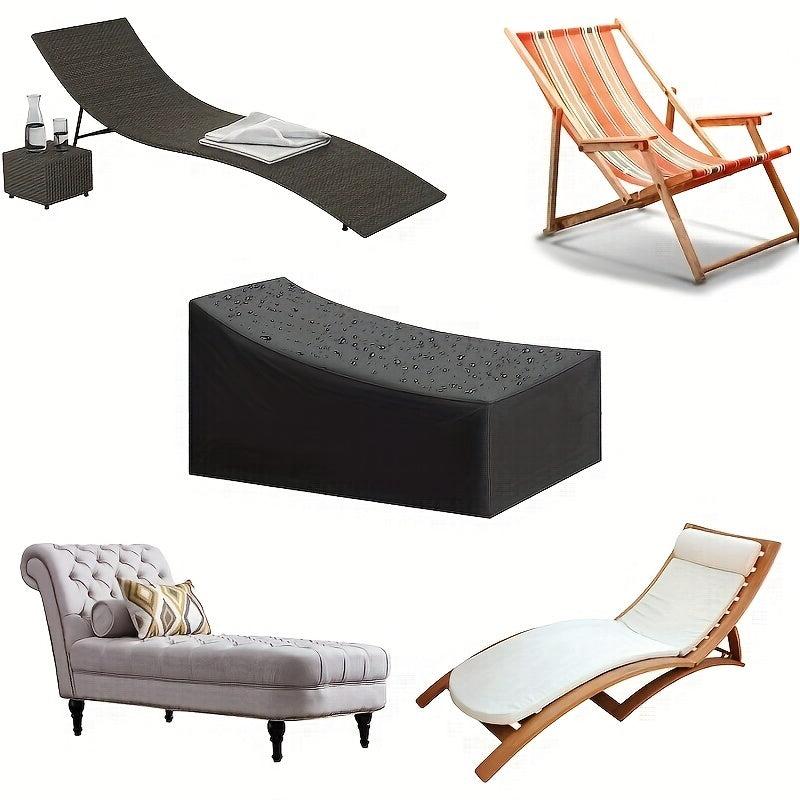 Outdoor Chaise Lounge Cover Waterproof Heavy Duty UV Resistant