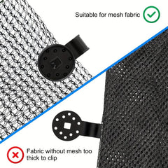 50pcs Large Shading Net Clip & Agricultural Film Fixing Clip