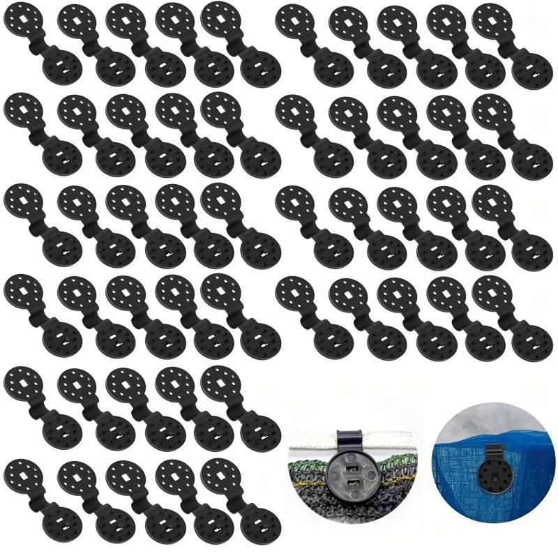 50pcs Large Shading Net Clip & Agricultural Film Fixing Clip