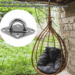 2pcs Stainless Heavy Duty Ceiling Hanging Hook Set