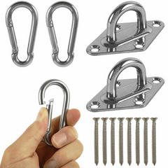 2pcs Stainless Heavy Duty Ceiling Hanging Hook Set