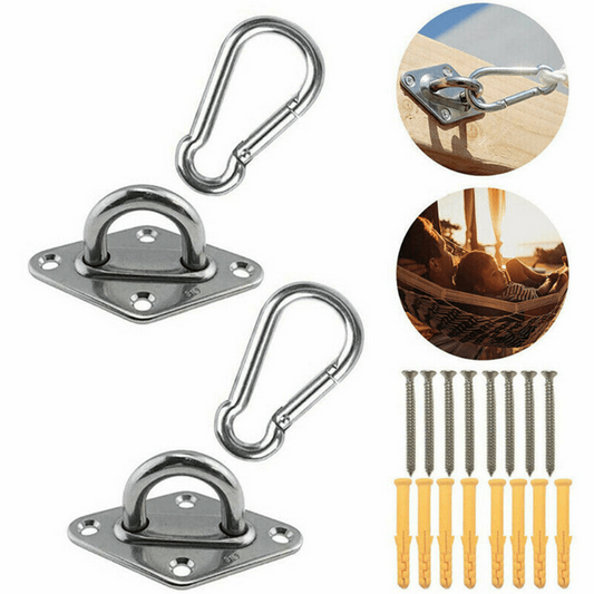 2pcs Stainless Heavy Duty Ceiling Hanging Hook Set