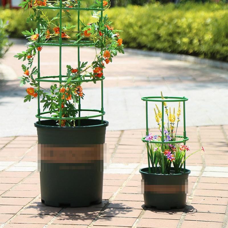 1pc Plant Support Stakes Double Deck Spliceable Round Plant Support Ring
