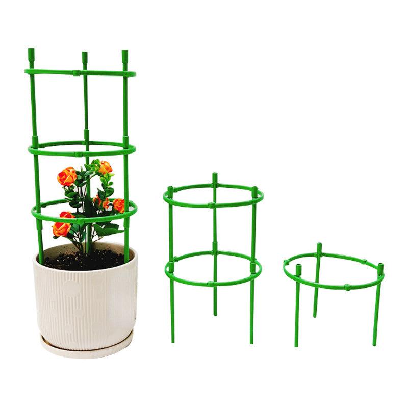 1pc Plant Support Stakes Double Deck Spliceable Round Plant Support Ring