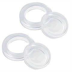 2 Patio Table Umbrella Hole Rings & Caps Set for Glass Outdoor Table