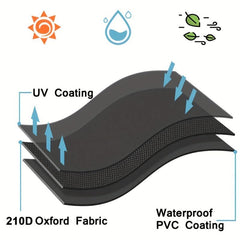 Waterproof Garden Chair Cover Rip Proof Oxford Fabric Outdoor Furniture