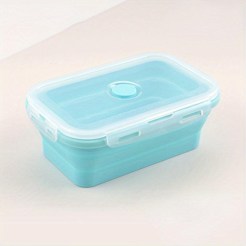 Portable Foldable Silicone Lunch Box Heat Resistant 4 Sizes Bowl Travel Food Sto
