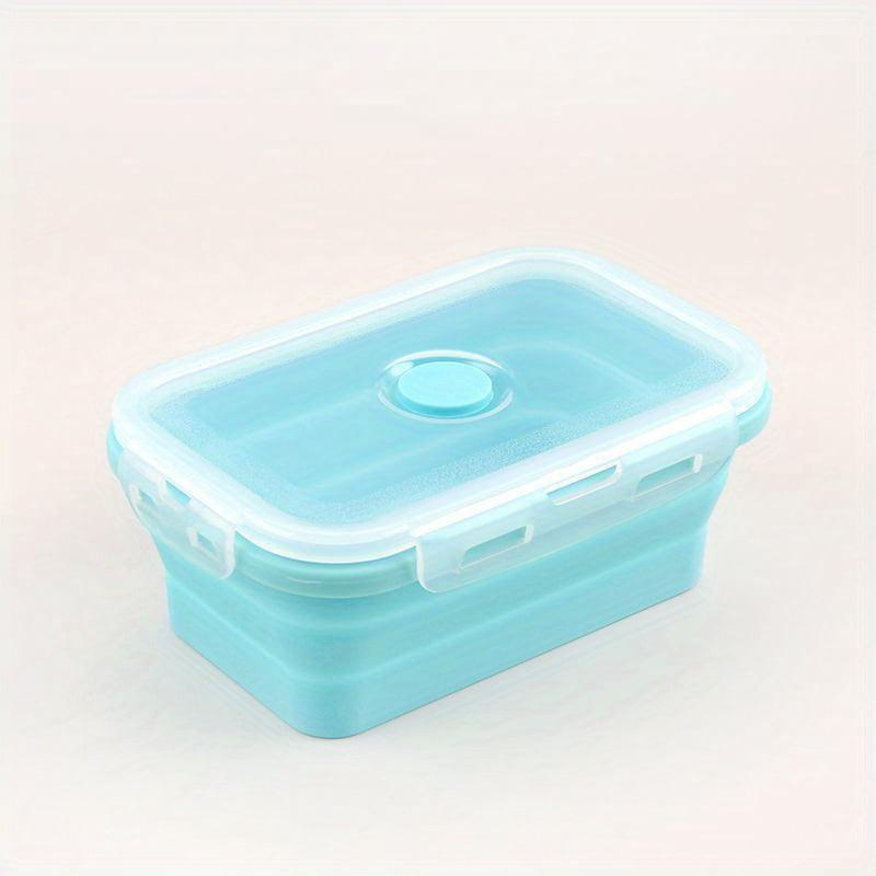 Portable Foldable Silicone Lunch Box Heat Resistant 4 Sizes Bowl Travel Food Sto
