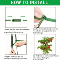 1pc Tomato Cages Plant Stakes Vegetable Trellis Support Frame