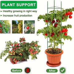 1pc Tomato Cages Plant Stakes Vegetable Trellis Support Frame