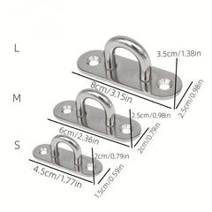 1pc Heavy Duty Ceiling Wall Mount Hook 304 Stainless Steel Yoga Swings Hammocks