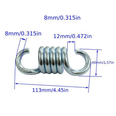 Iron Galvanized Hanging Chair Swing Spring Outdoor Accessories