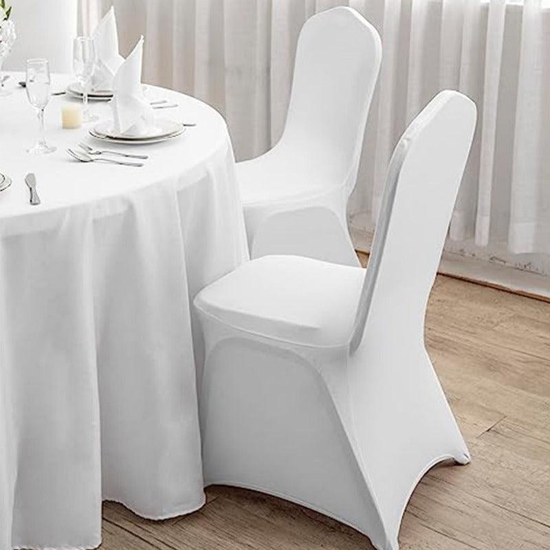 4pcs Stretch Chair Covers Spandex Folding Washable Fabric for Wedding Party