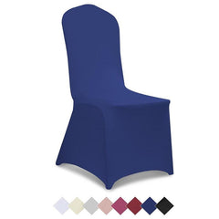 4pcs Stretch Chair Covers Spandex Folding Washable Fabric for Wedding Party