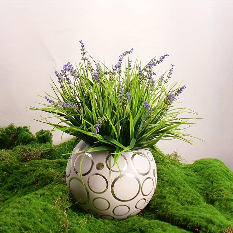 Artificial Plants & Monkey Grass with Flowers for Indoor & Outdoor