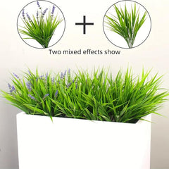 Artificial Plants & Monkey Grass with Flowers for Indoor & Outdoor