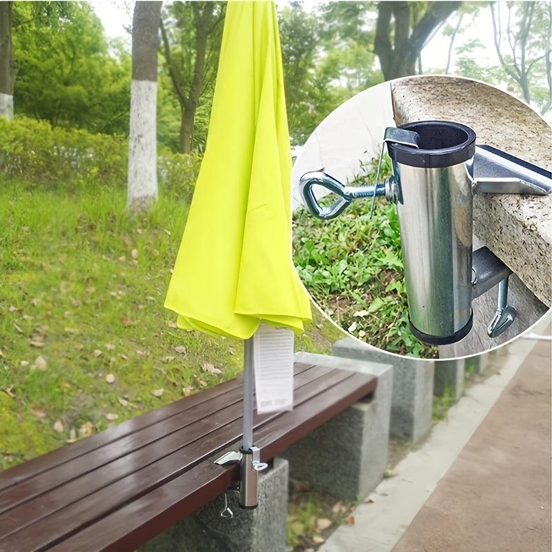 Umbrella Mount Clamp Patio Holder Sun Shade Support Balcony Fixed Clip