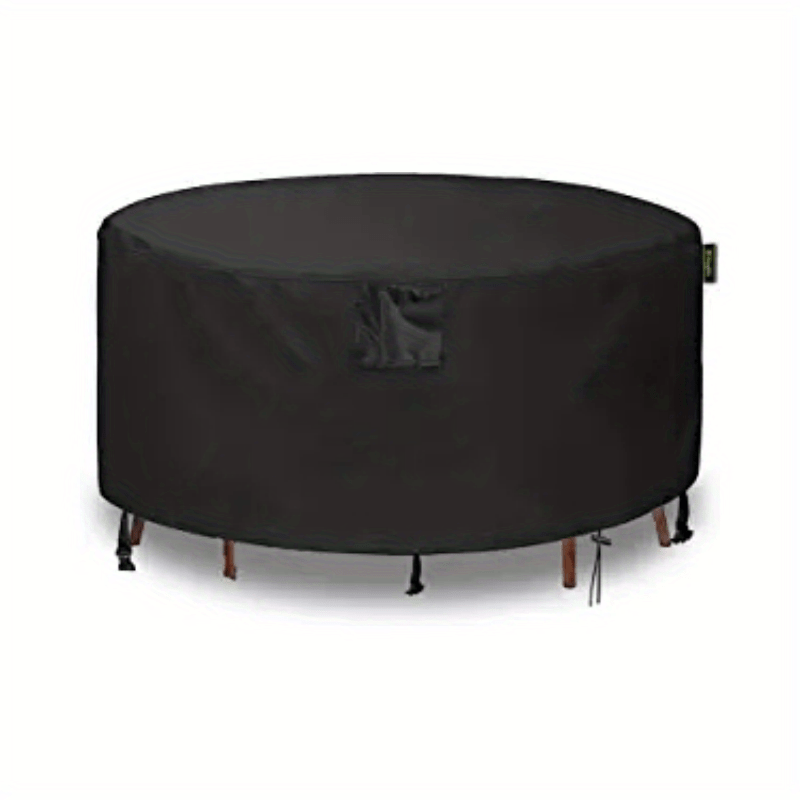 Circular Outdoor Furniture Cover Waterproof UV Resistant Dust Proof