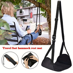Memory Foam Travel Hammock With Airplane Footrest