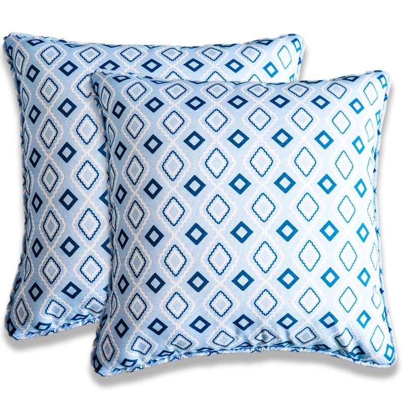 2pcs Outdoor Waterproof Pillow Cover Garden Patio Decor 50.8x50