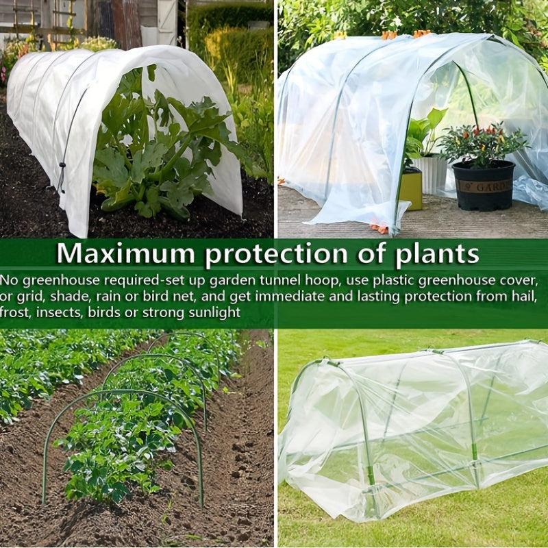 3pcs Greenhouse Hoops Garden Pole Grow Tunnel Frame Greenhouse Pipe