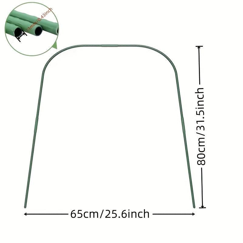 3pcs Greenhouse Hoops Garden Pole Grow Tunnel Frame Greenhouse Pipe