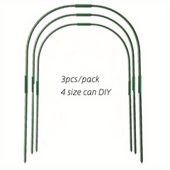 3pcs Greenhouse Hoops Garden Pole Grow Tunnel Frame Greenhouse Pipe