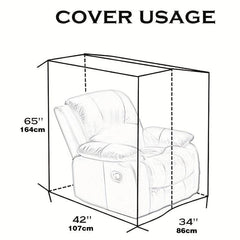 Furniture Cover Dust Proof Moving Bag For Chairs - 2pcs