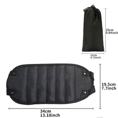 Portable Travel Footrest Flight Carry On Adjustable Height Foot Rest