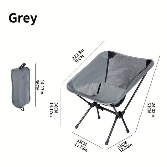 Portable Outdoor Folding Camping Chairs Picnic Ultralight Lawn Stools