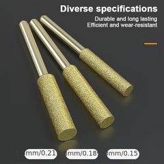 3-Piece Diamond Coated Chainsaw Sharpener Set