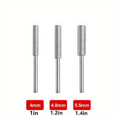 3-Piece Diamond Coated Chainsaw Sharpener Set
