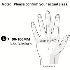 100pcs Box Disposable Gloves Powder Latex Clear Vinyl TPE Gloves