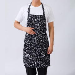 Adjustable Half Adult Apron Striped Chef Apron Outdoor Camping BBQ Apron