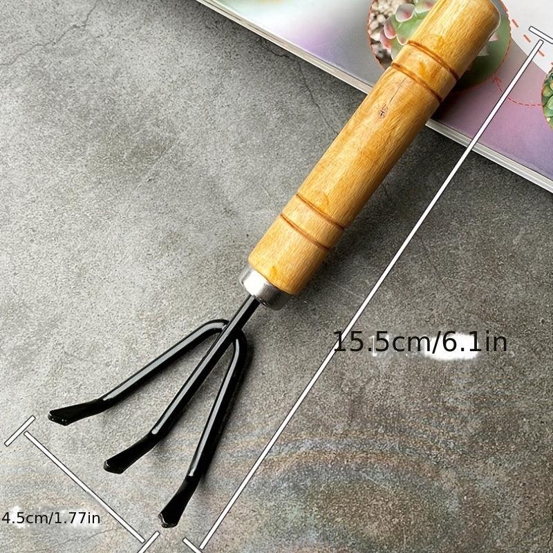 3pcs Gardening Tools Set Wooden Handle Shovel for Flowers Vegetables
