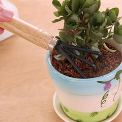 3pcs Gardening Tools Set Wooden Handle Shovel for Flowers Vegetables