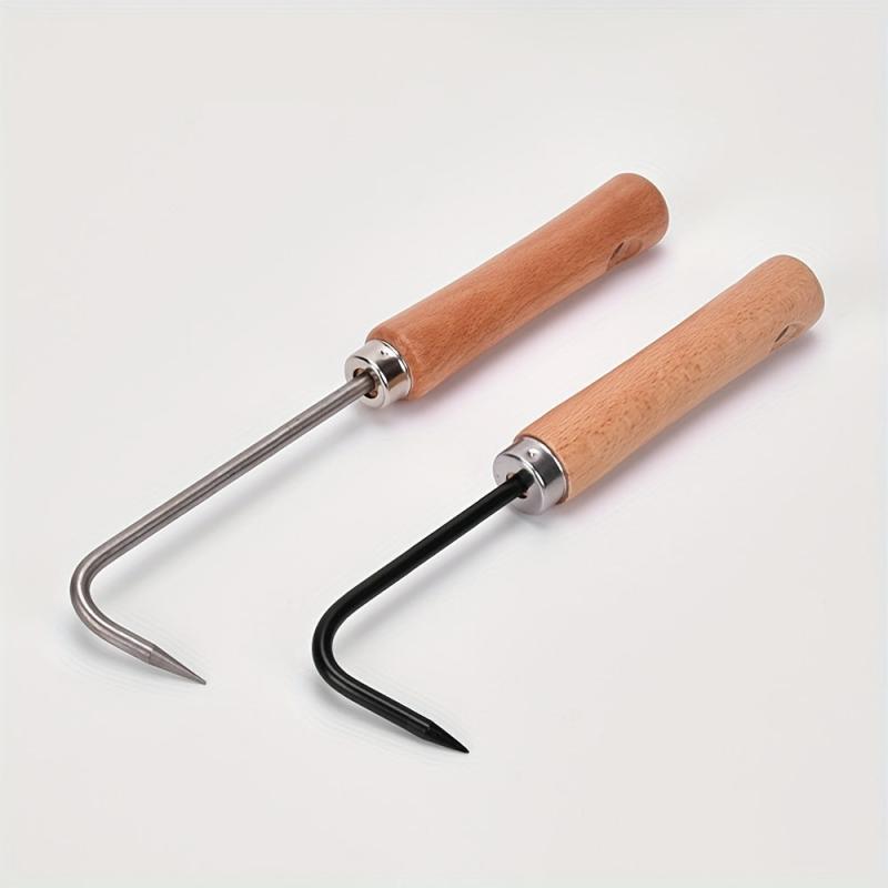 Gardening Single Claw Root Hook Soil Loosening Tool Aluminum Alloy with Handle