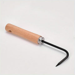 Gardening Single Claw Root Hook Soil Loosening Tool Aluminum Alloy with Handle