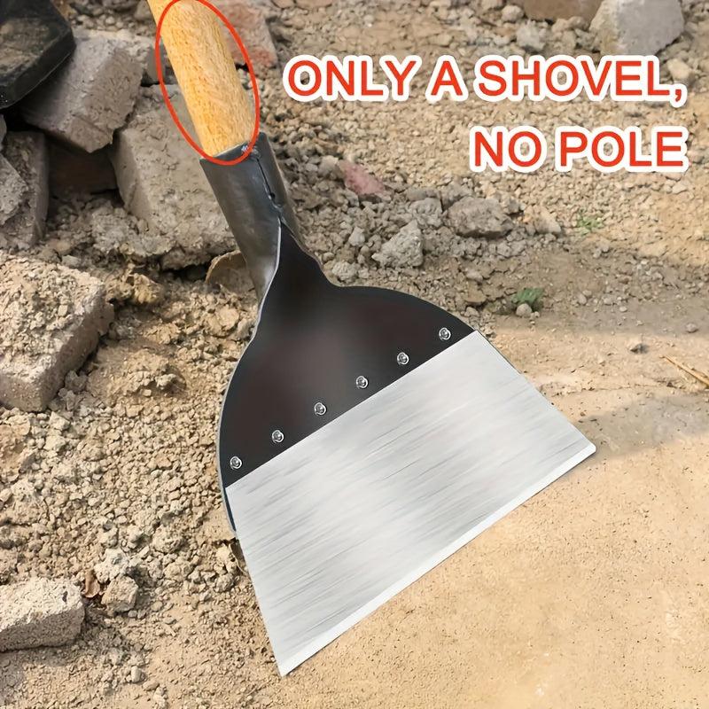 Steel Flat Shovel for Outdoor Garden Cleaning