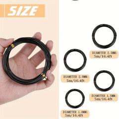 Aluminum Bonsai Training Wire 4 Sizes 16.4 Feet Total
